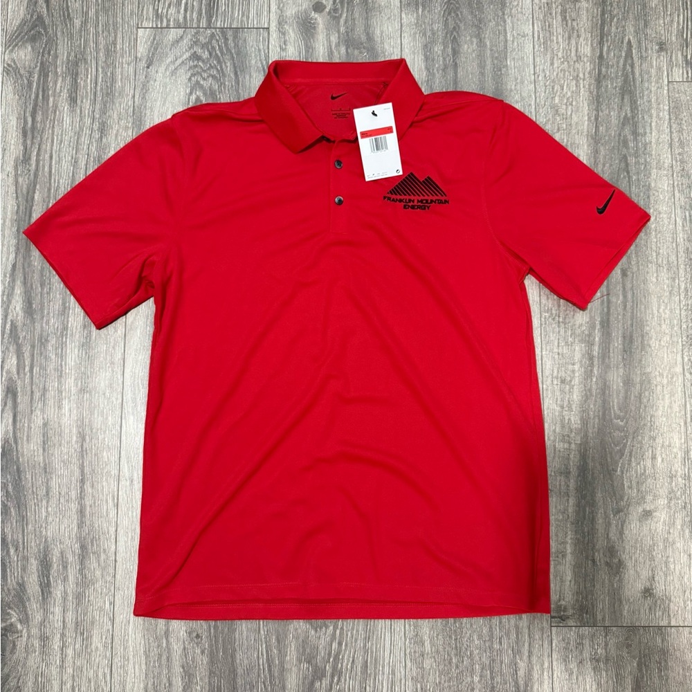 Nike Men's Red Polo Shirt